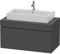 Duravit DuraStyle meuble sous-lavabo pour console, 1 tiroir, 1000mm, DS531404949, Couleur: Décor graphite mat