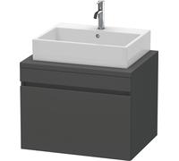 Duravit DuraStyle meuble sous-lavabo pour console, 1 tiroir, 700mm, DS531104949, Couleur: Décor graphite mat