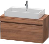 Duravit DuraStyle, meuble sous-lavabo pour console compacte, 1 tiroir, 1000mm, DS530407979, Couleur: Décor noyer naturel