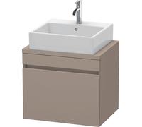 Duravit DuraStyle vasque match0 DS530004343 60 x 47,8 cm, basalte mat, pour console, coulissant 2000