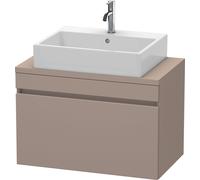 Duravit Vasque DuraStyle match0 DS530204343 80 x 47,8 cm basalte mat pour console coulissant 2000