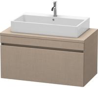 DURAVIT DuraStyle - Meuble sous lavabo pour plan de toilette avec 1 tiroir 1000x512x548mm tissu/basalte mat
