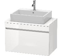 Duravit DuraStyle vasque DS530202222 80 x 47,8 cm, blanc brillant, pour console, 2000 coulissant