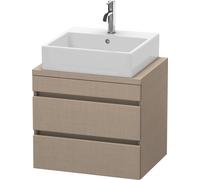 Duravit DuraStyle vasque DS530807518 90 x 47,8 cm, lin / blanc mat, pour console, 2 tiroirs