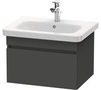 Duravit DuraStyle meuble sous-lavabo suspendu 6380, 1 tiroir, 580mm, pour DuraStyle, DS638004949, Couleur: Décor graphite mat