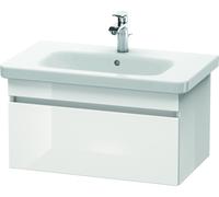 Duravit DuraStyle meuble sous-lavabo suspendu 6381, 1 tiroir, 730mm, pour DuraStyle, DS638102222, Couleur: Décor blanc brillant