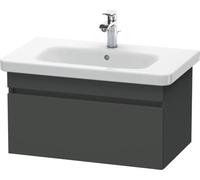 Duravit DuraStyle meuble sous-lavabo suspendu 6381, 1 tiroir, 730mm, pour DuraStyle, DS638104949, Couleur: Décor graphite mat
