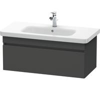 Duravit DuraStyle meuble sous-lavabo suspendu 6382, 1 tiroir, 930mm, pour DuraStyle, DS638204949, Couleur: Décor graphite mat