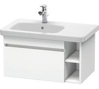 Duravit Meuble sous-vasque DuraStyle DS639401818 73×44,8×39,8 vasque à gauche 1 tiroir Blanc mat