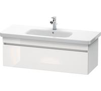 Duravit DuraStyle Meuble sous-lavabo suspendu 6395, 1 tiroir, 1130mm, pour DuraStyle, DS639502218, Couleur: Décor Blanc Brillant / Décor Blanc Mat / Décor Blanc Mat