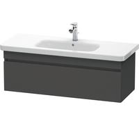 Duravit DuraStyle Meuble sous-lavabo suspendu 6395, 1 tiroir, 1130mm, pour DuraStyle, DS639504949, Couleur: Décor graphite mat