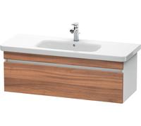 Duravit DuraStyle Meuble sous-lavabo suspendu 6395, 1 tiroir, 1130mm, pour DuraStyle, DS639507918, Couleur: Décor Naturel Noyer / Décor Blanc Mat