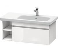 Duravit DuraStyle meuble sous-lavabo suspendu 6396, 1 tiroir, 930mm, pour lavabo DuraStyle à droite, DS639602222, Couleur: Décor blanc brillant