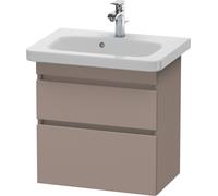 Duravit DuraStyle vasque DS647904343 58 x 36,8 cm, basalte mat, 2 tiroirs, suspendu