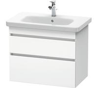 Duravit Meuble sous-lavabo suspendu DuraStyle DS648101818 73×44,8×61 cm 2 tiroirs Blanc mat