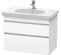 Duravit Vasque DuraStyle DS648401818 80 x 45,3 cm blanc mat, 2 tiroirs, suspendu