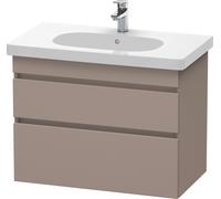 Duravit DuraStyle Meuble sous-lavabo suspendu 6484, 2 tiroirs, 800mm, pour code D, DS648404343, Couleur: Décor basalte mat