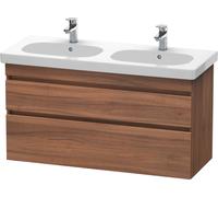 Duravit Vasque DuraStyle DS648607979 115 x 45,3 cm noyer naturel 2 tiroirs suspendue