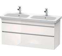 Duravit Meuble sous-lavabo DuraStyle DS649802222 blanc très brillant 123x44,8x61 cm 2 tiroirs
