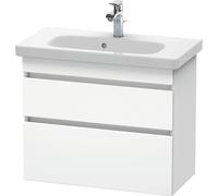 Duravit Vasque DuraStyle DS649901818 73×36,8 cm Blanc mat, 2 tiroirs, suspendue