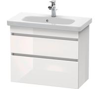 Duravit Vasque DuraStyle DS649902222 73 x 36,8 cm Blanc brillant, 2 tiroirs, suspendue