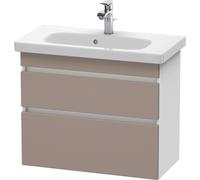 Duravit DuraStyle vasque DS649904318 73 x 36,8 cm, basalte mat / blanc mat, 2 tiroirs, suspendu