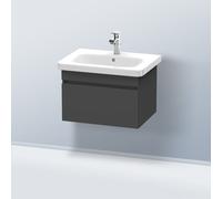 Duravit Meuble sous-vasque DuraStyle DS638004949 – 1 tiroir, Graphite mat, 58×44,8×39,8 cm