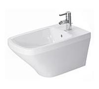 Duravit DuraStyle paroi Bidet 2286150000 37 x 62 cm, blanc, 1 trou de montage du robinet Durafix