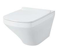 Duravit DuraStyle paroi washdown WC 2551090000 pour 4,5 litres, blanc, cerclées