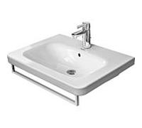 Duravit DuraStyle porte-serviettes 0031051000, chrome 589mm, tube carré 14 mm, pour lavabo 232065