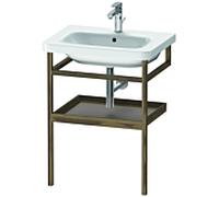 Duravit DuraStyle porte-serviettes DS988104377 59 x 44 cm, basalte mat / noyer américain, avec étagère