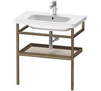 Duravit DuraStyle porte-serviettes DS988209177 74 x 44 cm, taupe / noyer américain, avec étagère