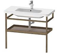 Duravit porte-serviettes DuraStyle DS988304377 94×44 cm basalte mat / noyer américain avec étagère