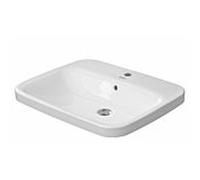Duravit Bassin encastré DuraStyle 03,746,200,001 61,5 x 49,5 cm blanc Wondergliss avec trop-plein