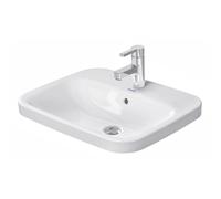 Duravit Durastyle vasque à poser 45,5x56 cm avec trou de robinetterie avec trop-plein blanc 0374560000