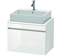 Duravit DuraStyle vasque DS530102222 70 x 47,8 cm, blanc brillant, pour console, 2000 coulissant