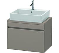Duravit DuraStyle vasque DS530104343 70 x 47,8 cm, basalte mat, pour console, coulissant 2000