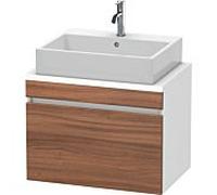 Duravit DuraStyle vasque DS530107918 70 x 47,8 cm, blanc naturel / match2 mat, pour console, coulissant 2000
