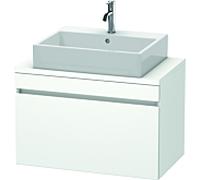 Duravit DuraStyle vasque DS530201818 80 x 47,8 cm, blanc mat, pour console, 2000 coulissant