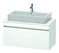 Meuble Pour Vasque à Poser Duravit DuraStyle 1 tiroir 1000x512x478mm Blanc Mat DS530401818 DS5304...