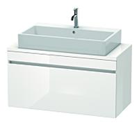 Duravit DuraStyle vasque DS530402222 100 x 47,8 cm, blanc brillant, pour console, 2000 coulissant