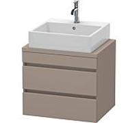 Duravit Vasque DuraStyle DS530504343 60 x 47,8 cm basalte mat pour console 2 tiroirs