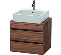 Duravit DuraStyle vasque DS530507979 60 x 47,8 cm, noyer naturel, pour console, 2 tiroirs