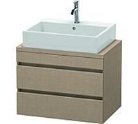 Duravit DuraStyle vasque DS530607575 70 x 47,8 cm, lin, pour console, 2 tiroirs
