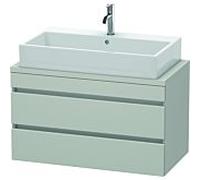 Duravit DuraStyle vasque DS530800707 90 x 47,8 cm, gris béton mat, pour console, 2 tiroirs