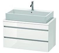 Duravit DuraStyle vasque DS530802222 90 x 47,8 cm, blanc brillant, pour console, 2 tiroirs