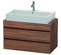 Duravit Vasque DuraStyle DS530807979 90 x 47,8 cm pour console, 2 tiroirs, noyer naturel