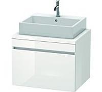 Duravit Duravit Meuble sous-lavabo DuraStyle 70x54,8 cm, blanc hg/b ma, avec console, 1 tiroir Quantité:1
