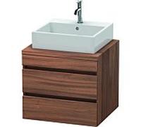 Duravit DuraStyle vasque DS531507979 60 x 54,8 cm, noyer naturel, pour console, 2 tiroirs