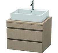 Duravit DuraStyle vasque DS531607575 70 x 54,8 cm, lin, pour console, 2 tiroirs